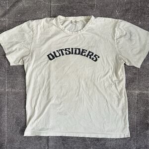 Men's Wood Wood WW Humphrey Outsiders Arc White Black Graphic T Shirt Tee Sz XL